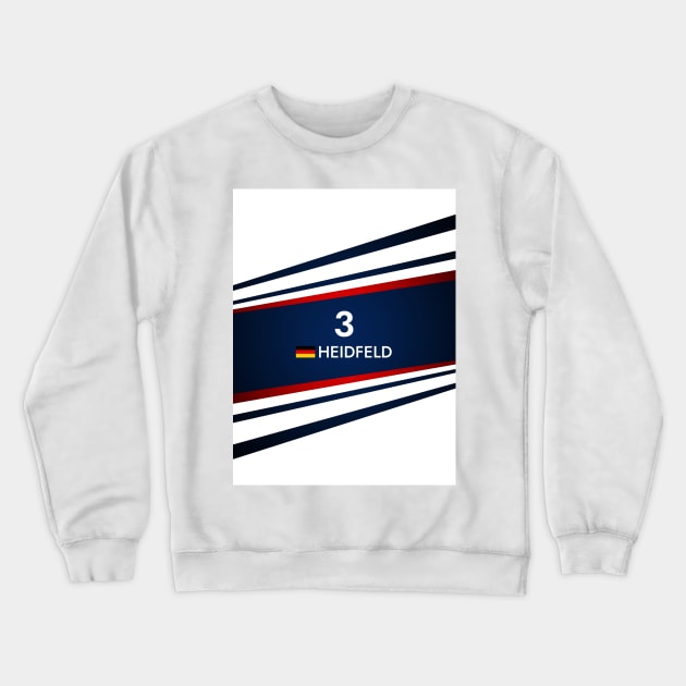 F1 2008 - #3 Heidfeld Crewneck Sweatshirt by sednoid